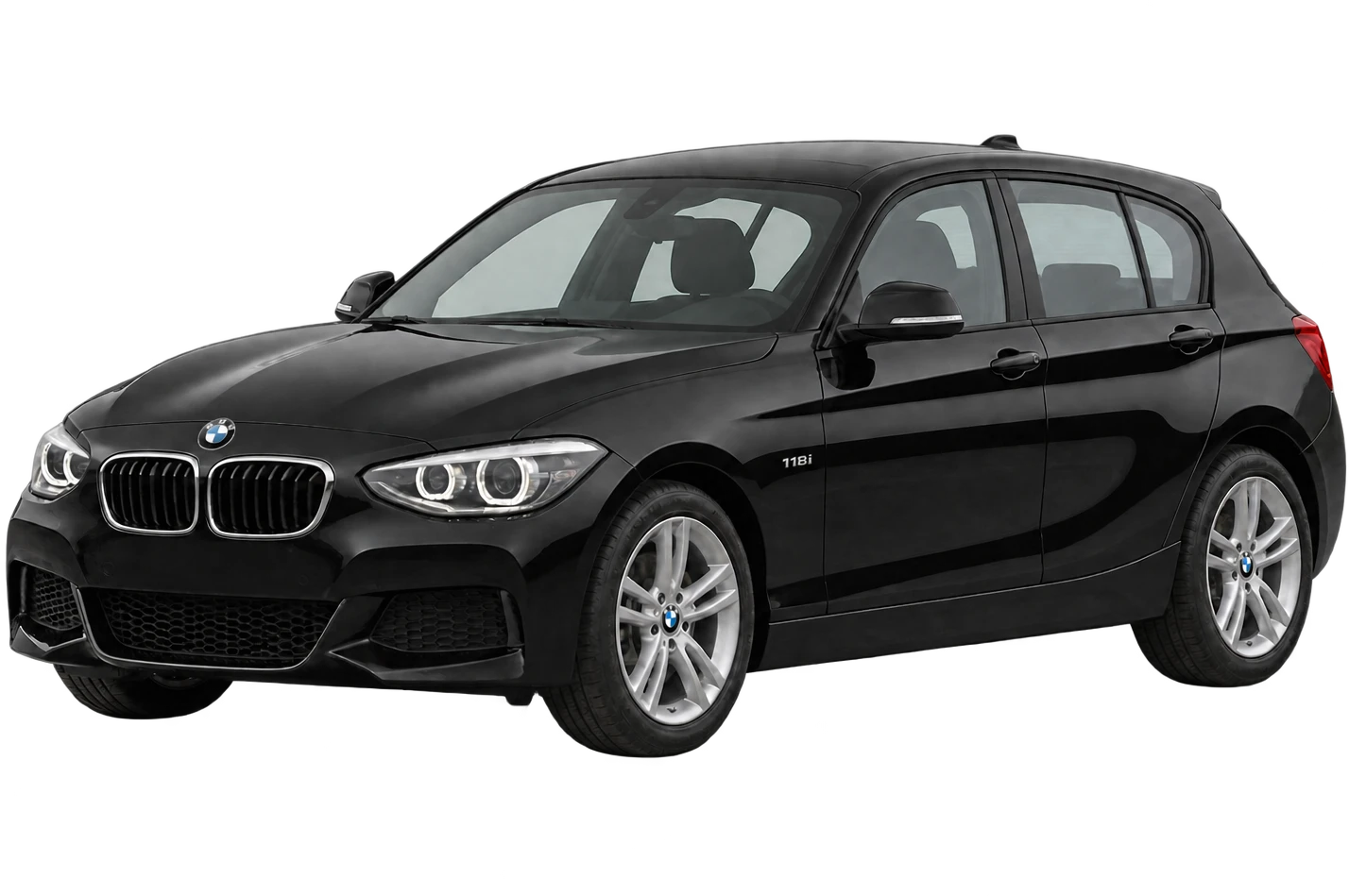 BMW 1 Series in black