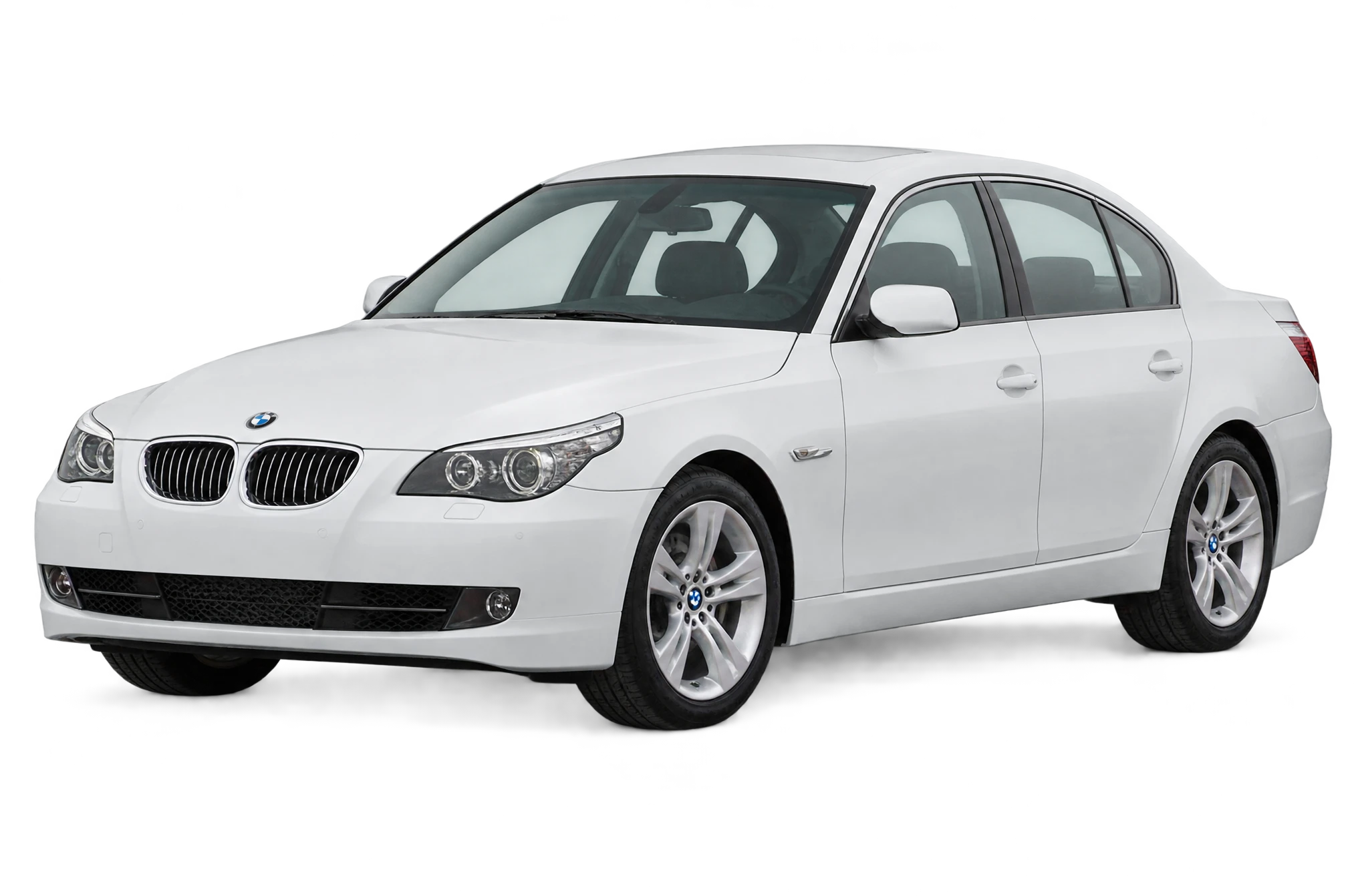 BMW 528I in white