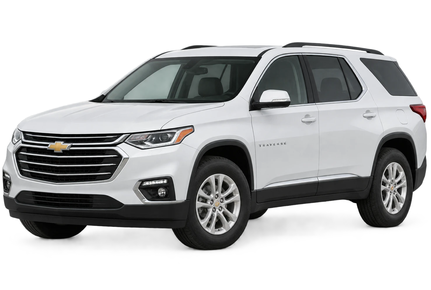 Chevrolet Traverse in white