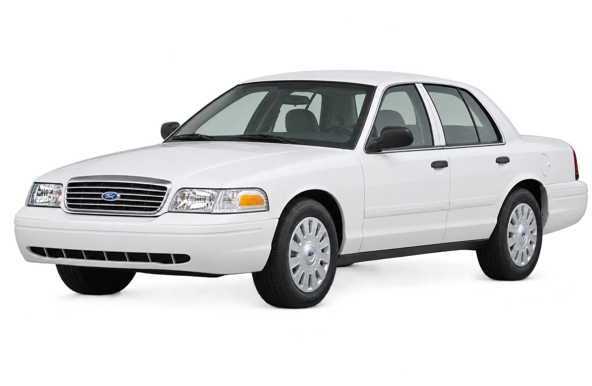 Ford Crown Victoria in white