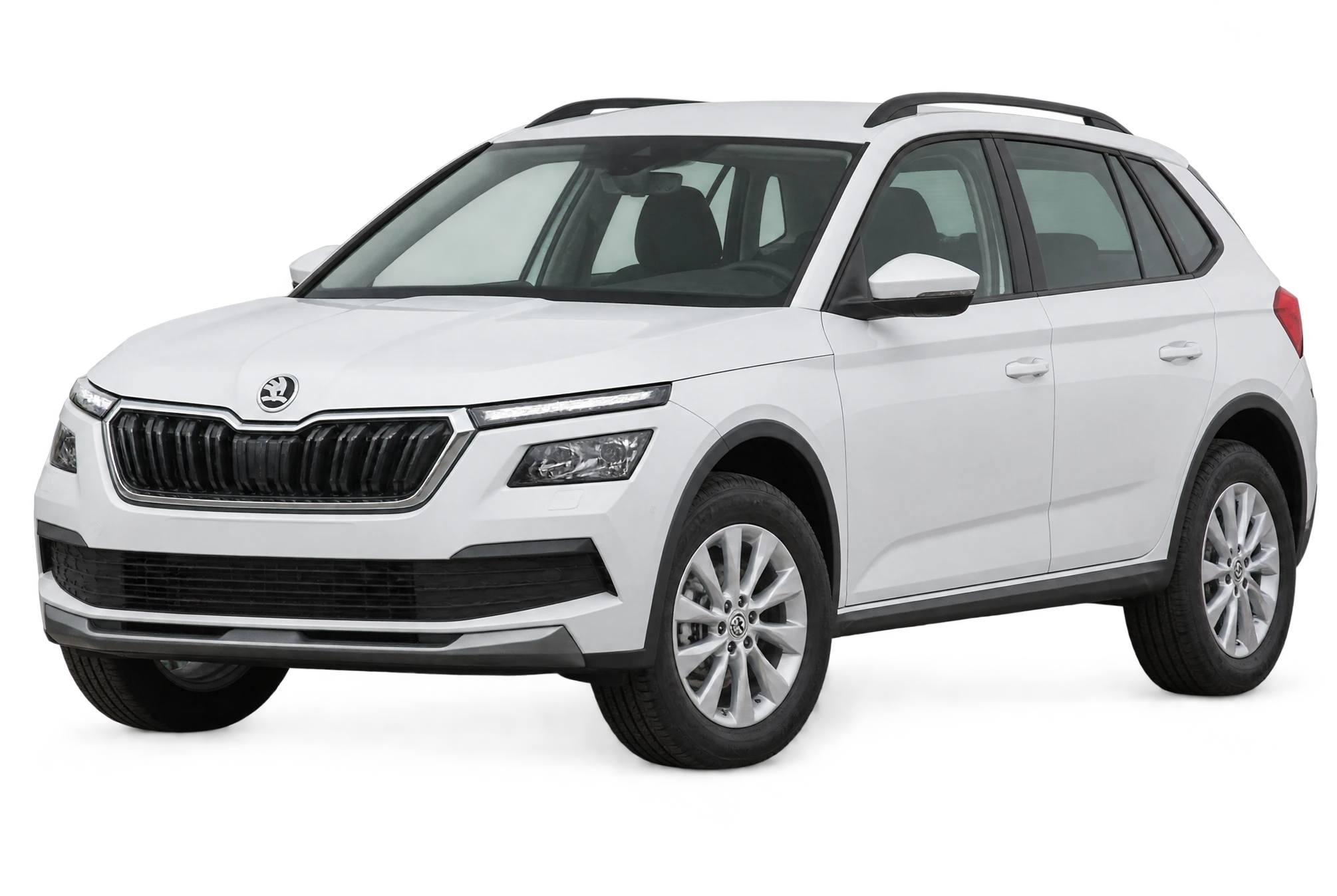 Škoda Kamiq in white
