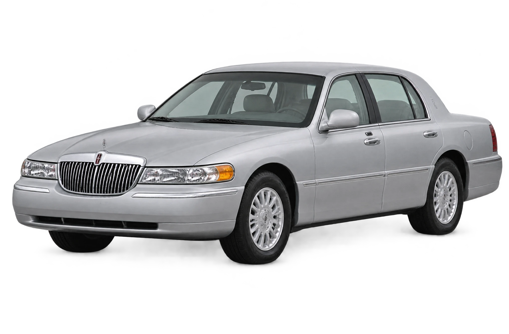 Lincoln Town Car in silver