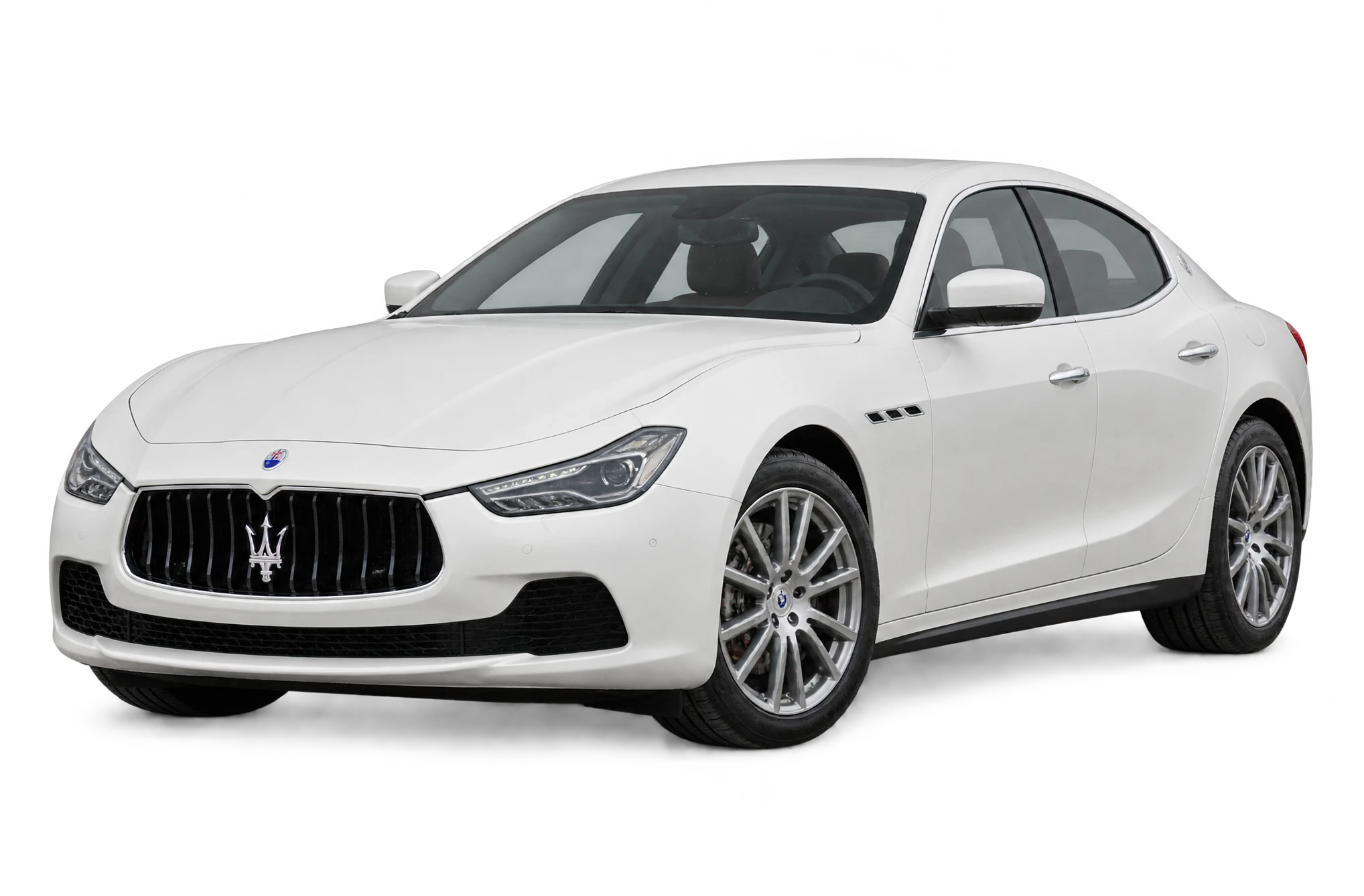 Maserati Ghibli in white