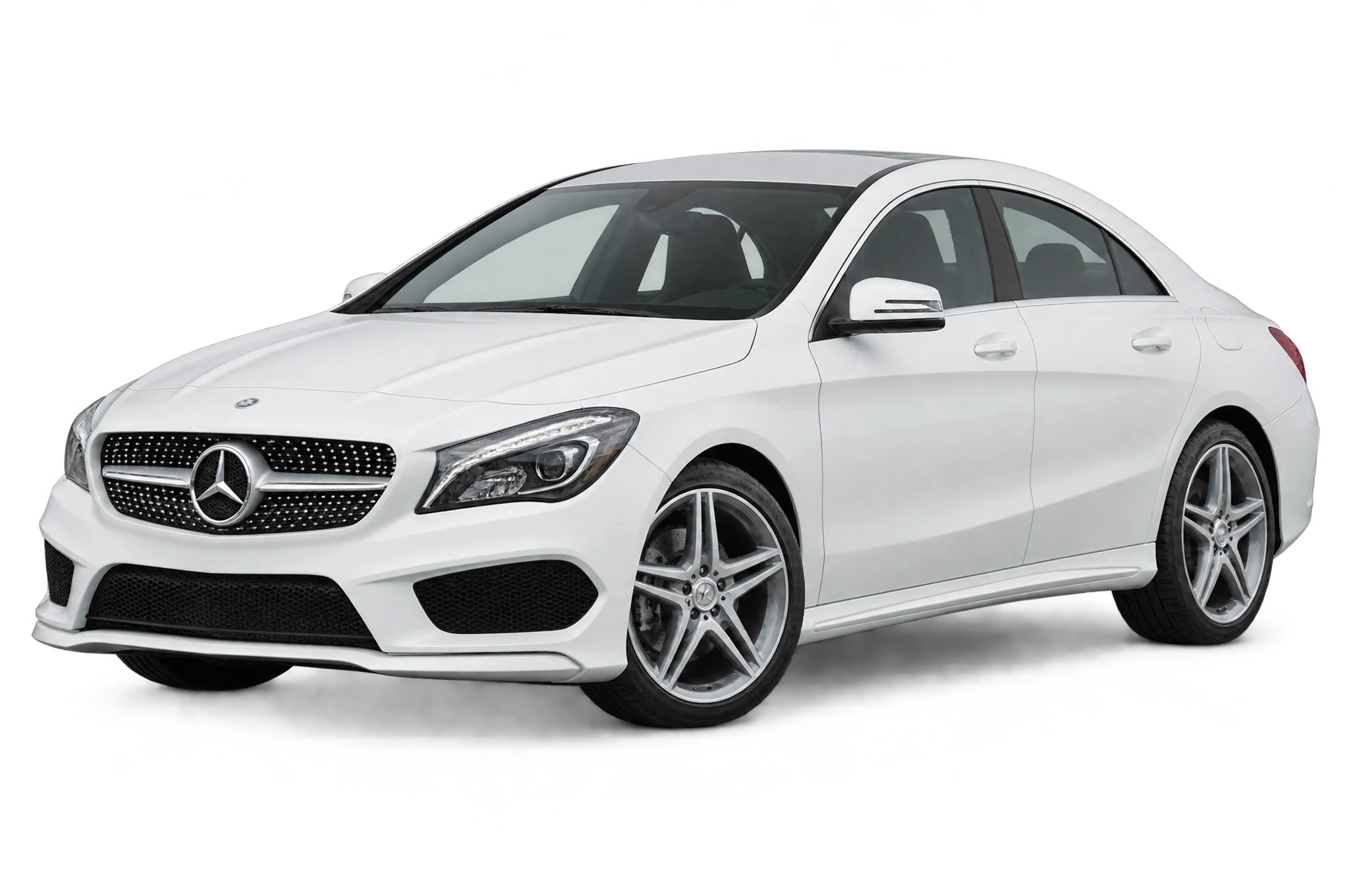 Mercedes-Benz CLA250 in white