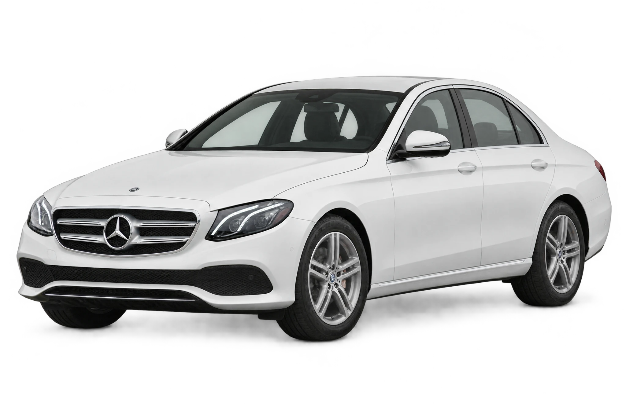Mercedes-Benz E250 in white