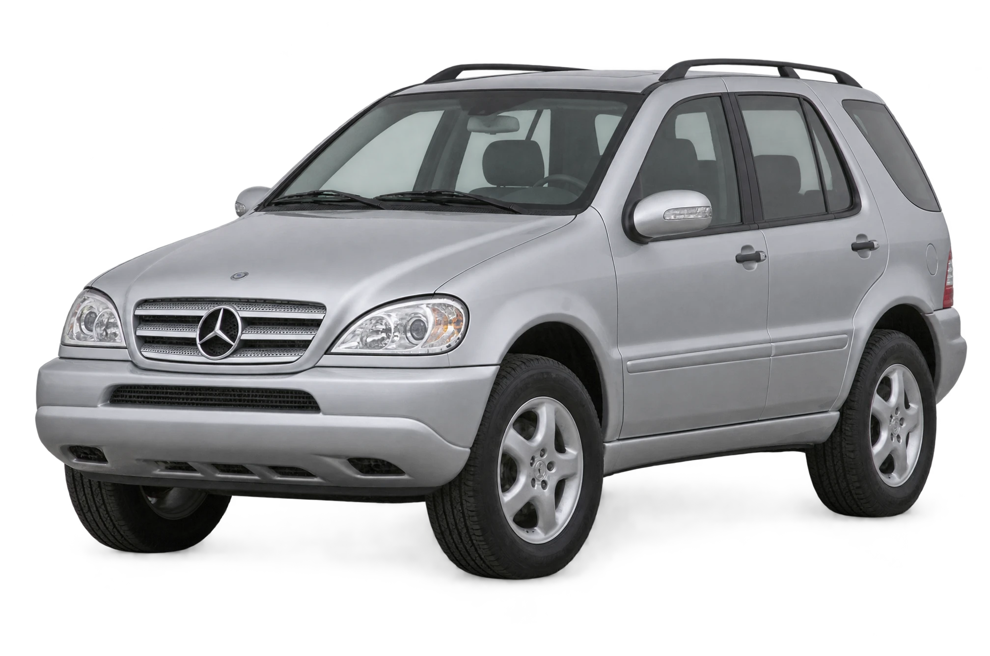 Mercedes-Benz ML350 in silver