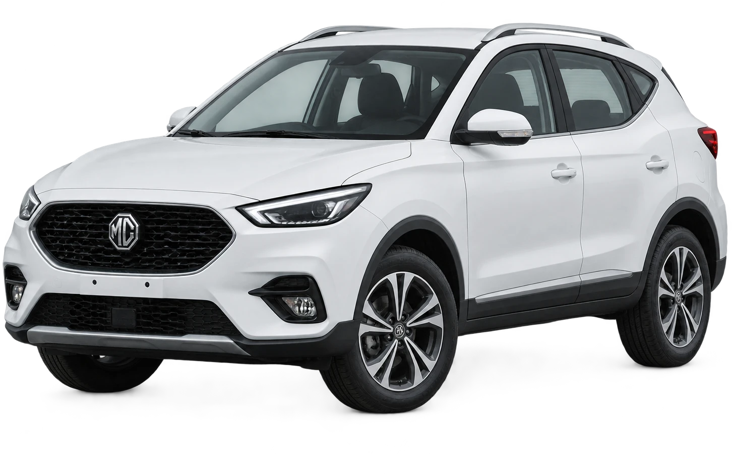 MG ZS in white