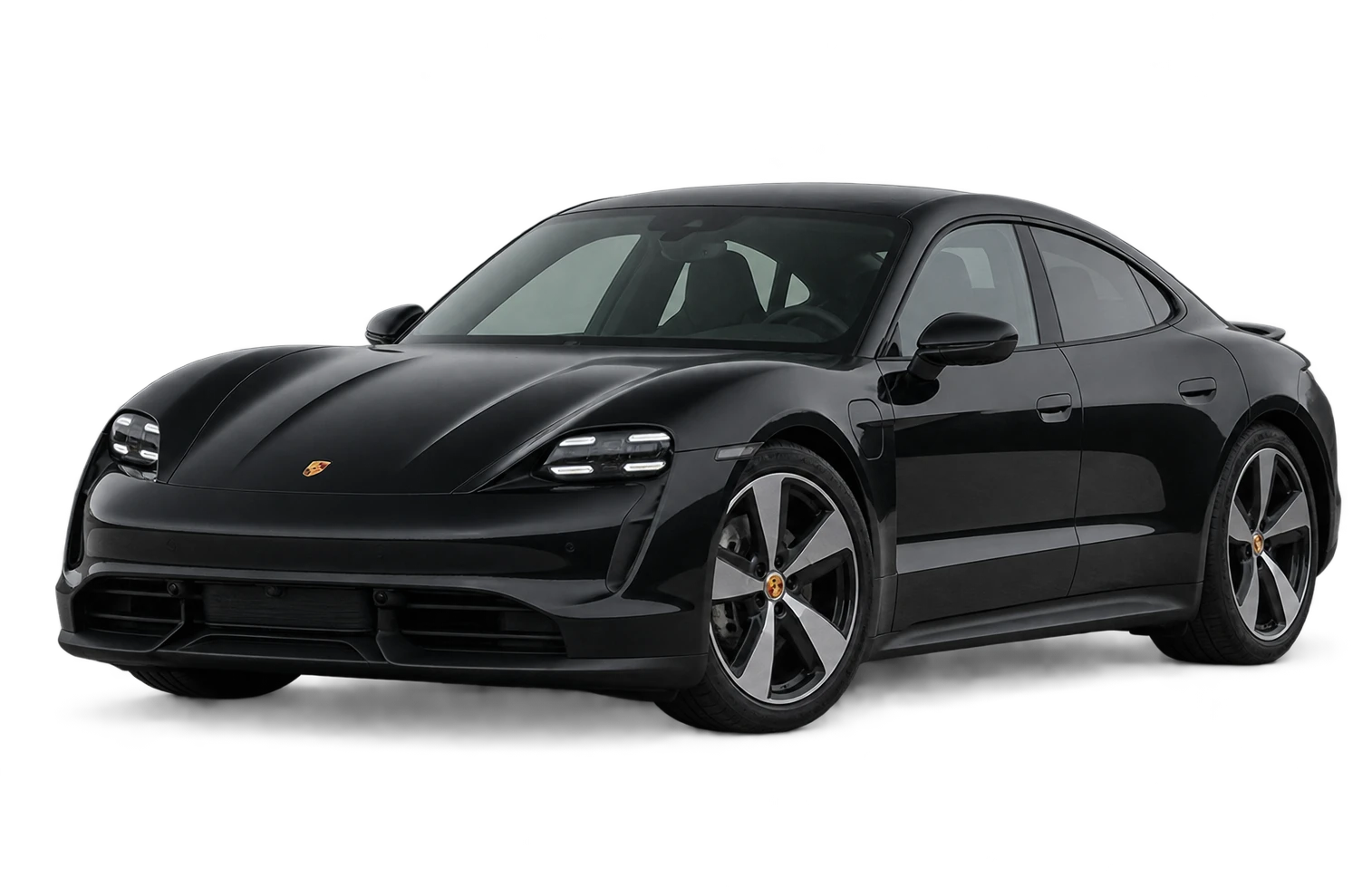 Porsche Taycan in black
