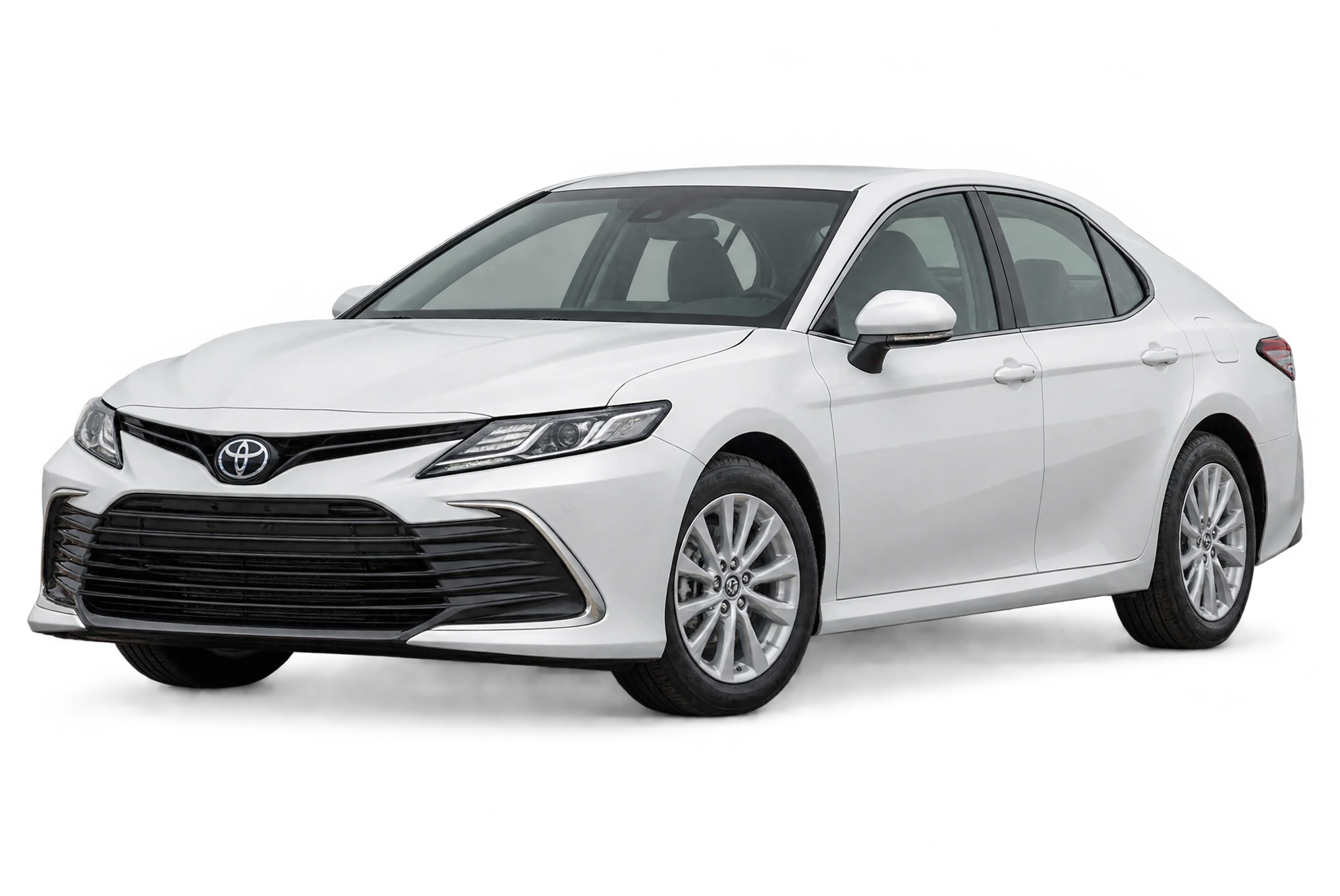 Toyota Camry in white